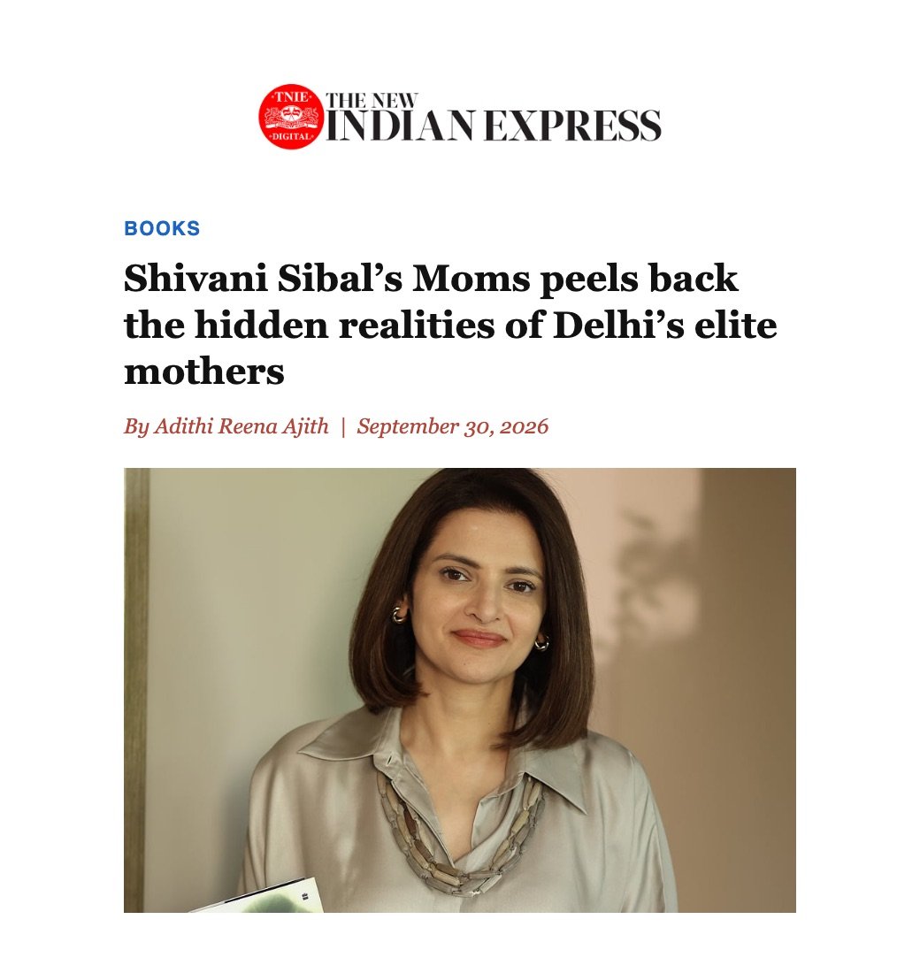 The New Indian Express review of Moms by Shivani Sibal, by Adithi Reena Ajith